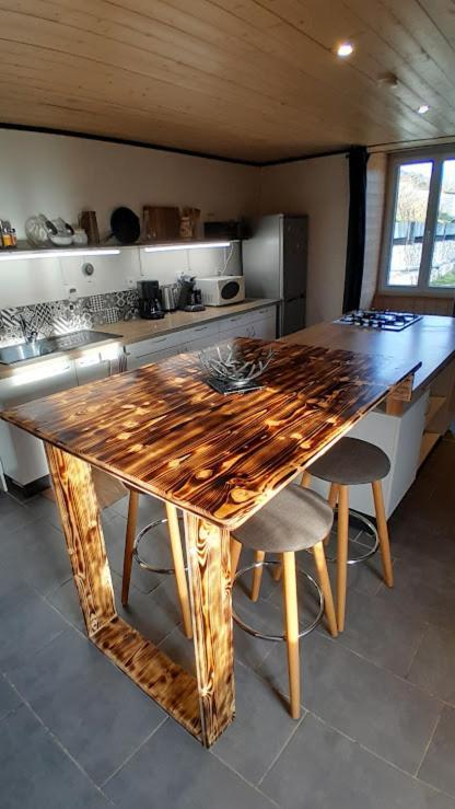 Maison Renove En Pierre Crotenay Bagian luar foto